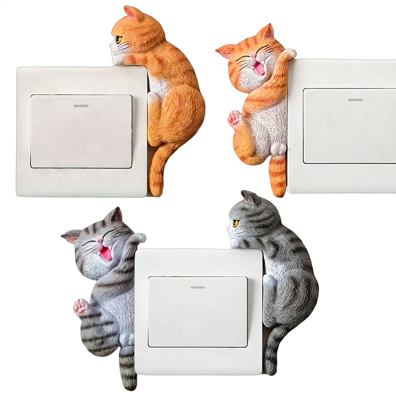 Baby Nursery Wall Lights - Autocollant Bouton Lumineux 2 Pièces, Décorations