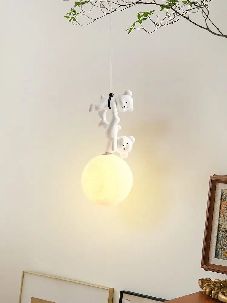 Baby Nursery Light Fixture - Lampe suspendue en résine en forme