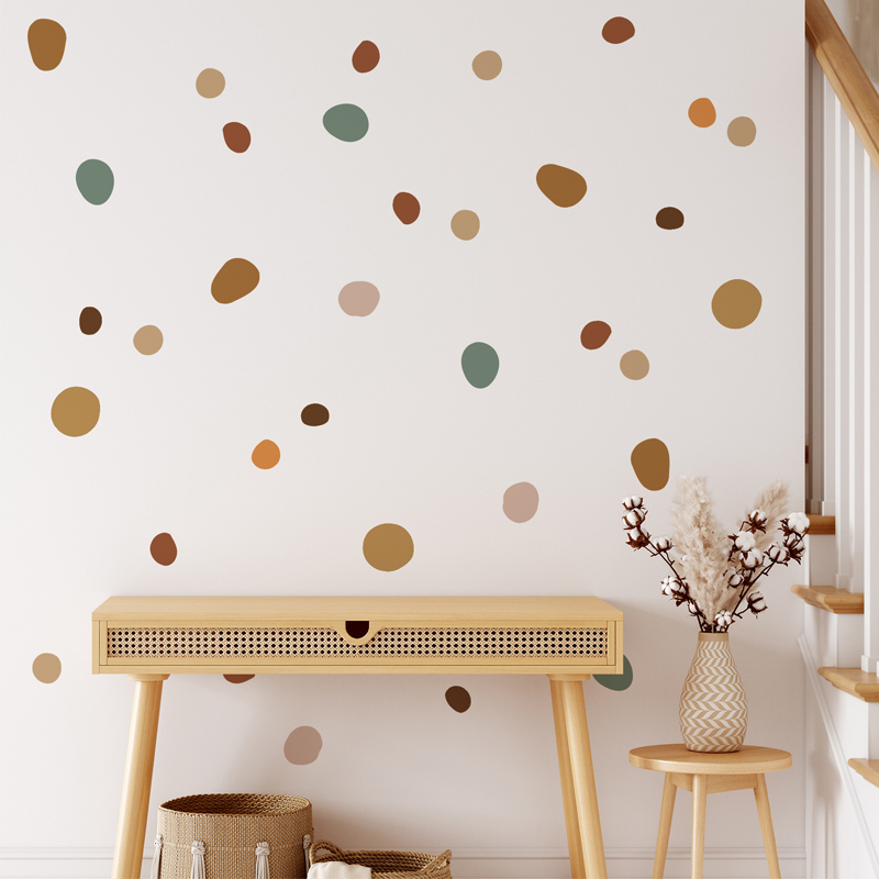 Baby Girl Nursery Quotes - Boho pépinière à pois autocollants muraux