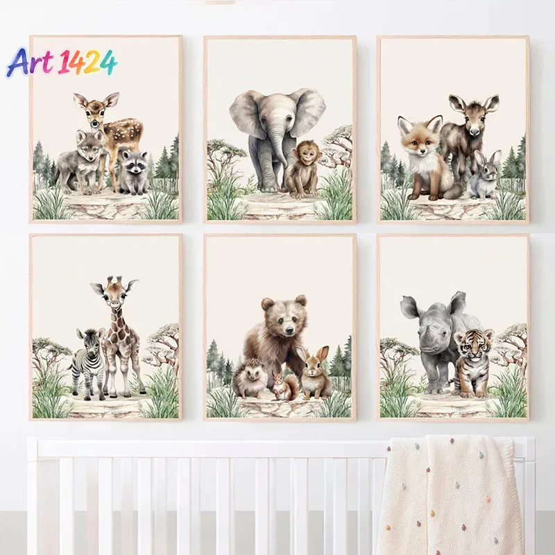 Baby Nursery Frames - 1 pièce (sans cadre) : tableau