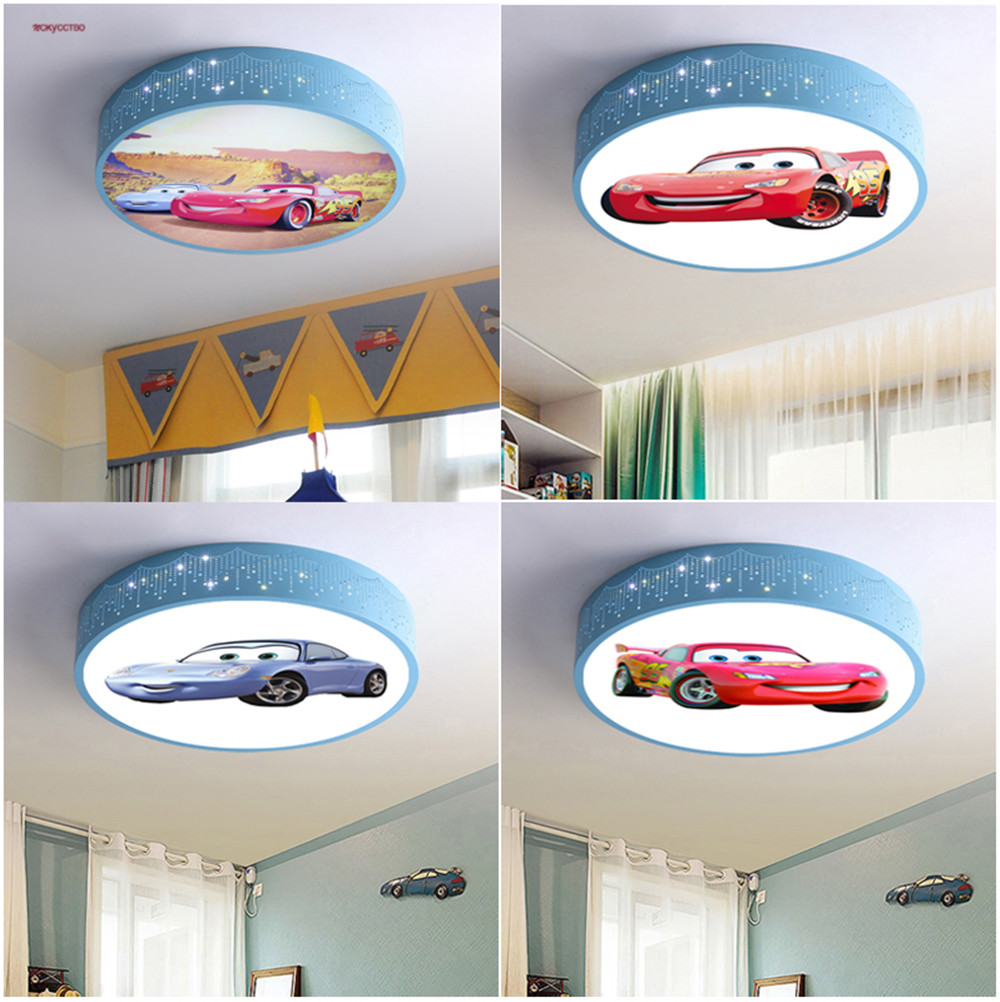 Baby Nursery Light Fixture - Plafonnier LED rond de voiture de