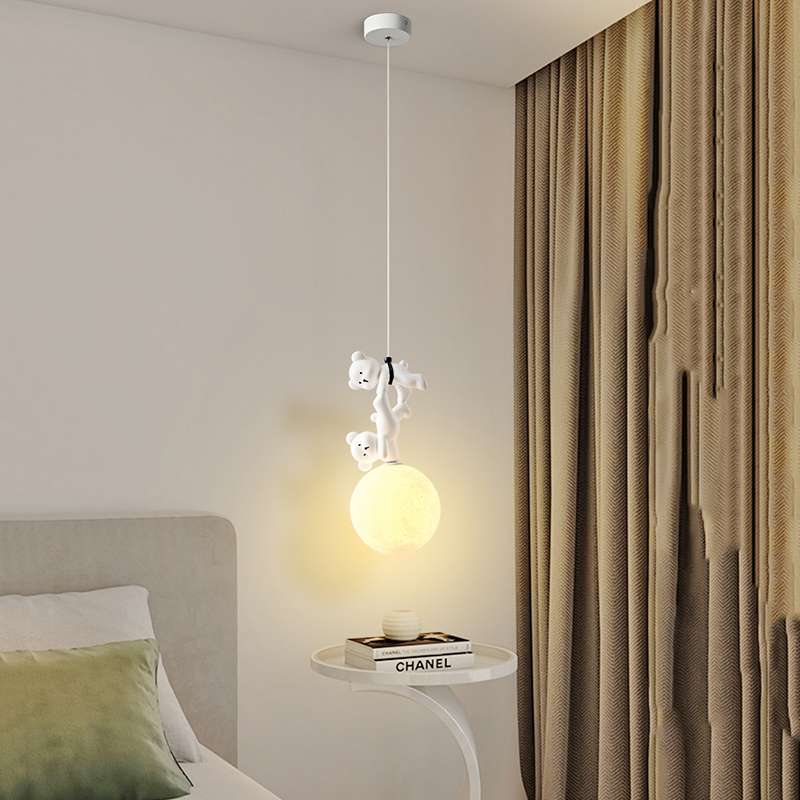 Lampe ours en résine de dessin - Baby Nursery Light Fixture avis et prix