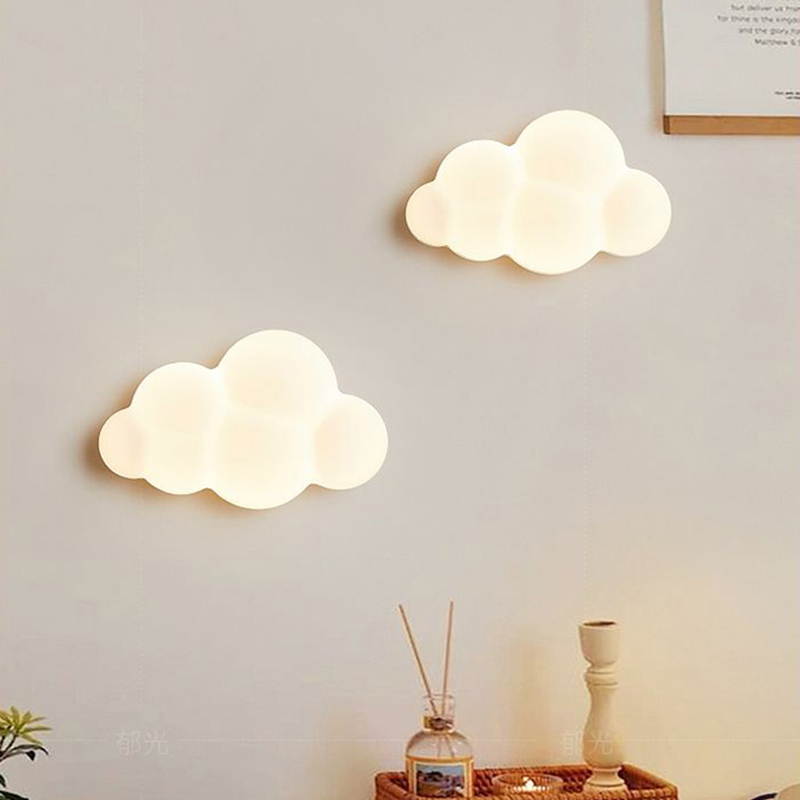 Lampes murales nuage blanc pou - Baby Nursery Wall Lights avis et prix