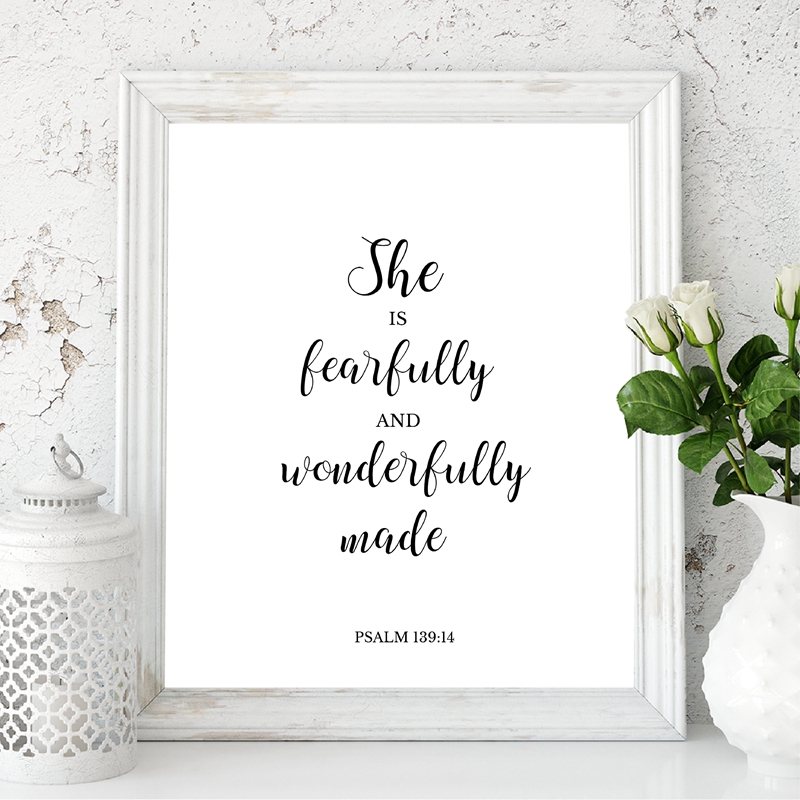 Toile d'art mural chrétien ave - Baby Girl Nursery Quotes avis et prix