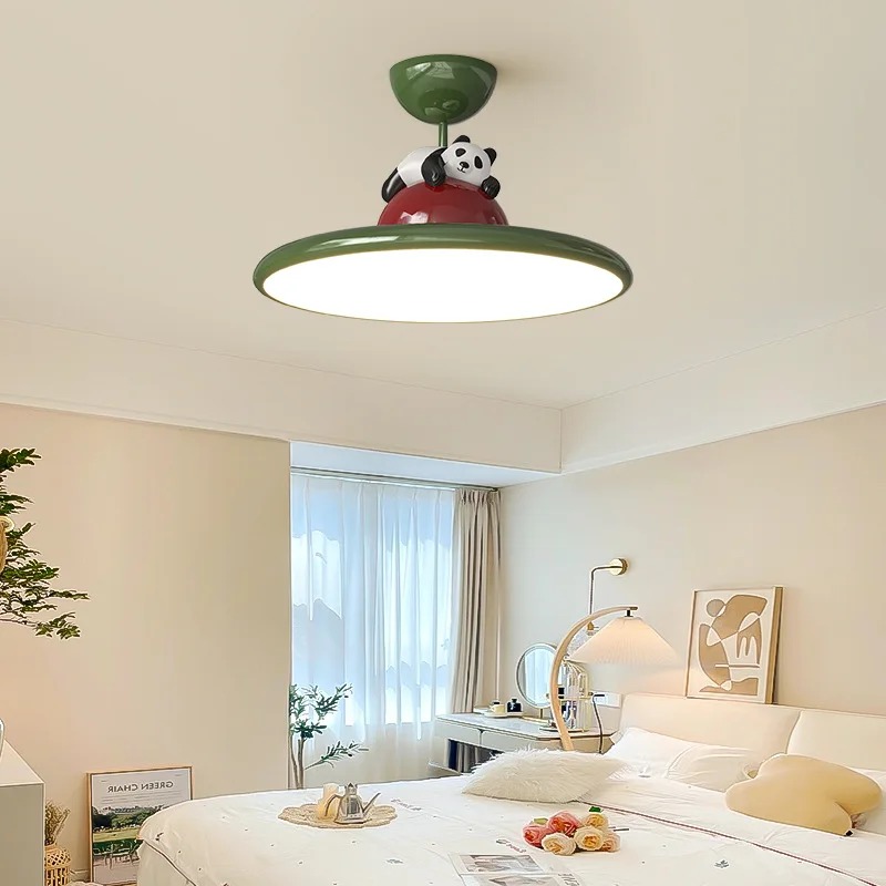 Dessin animé crème Style Panda - Baby Nursery Light Fixture avis et prix