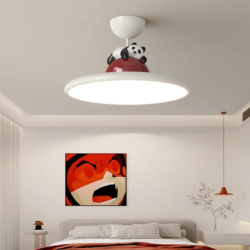 Dessin animé crème Style Panda - Baby Nursery Light Fixture avis et prix