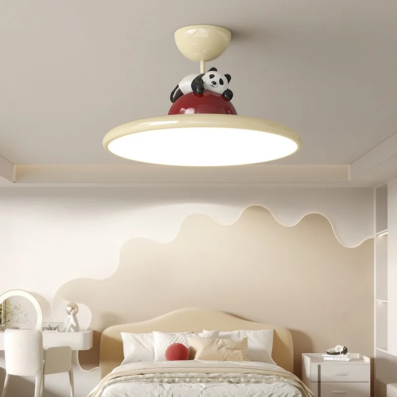 Dessin animé crème Style Panda - Baby Nursery Light Fixture avis et prix