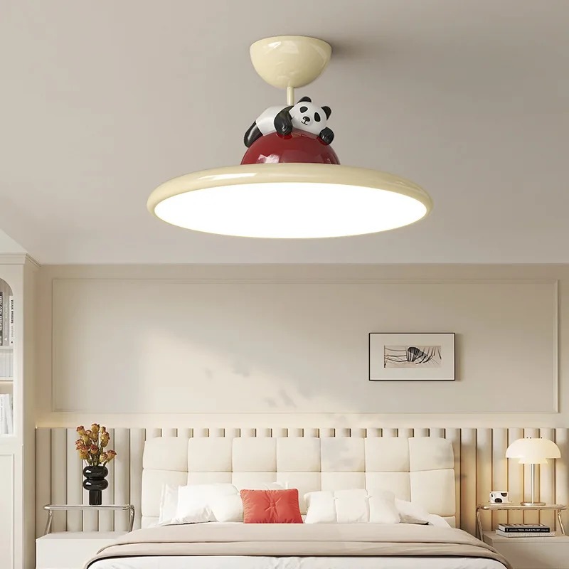 Dessin animé crème Style Panda - Baby Nursery Light Fixture avis et prix