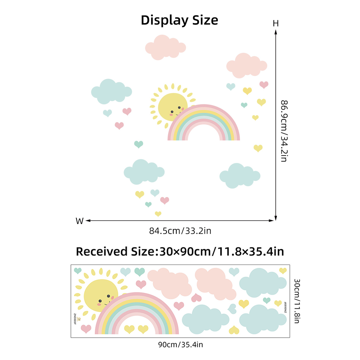Autocollants muraux de dessin  - Baby Nursery Decor Girl avis et prix