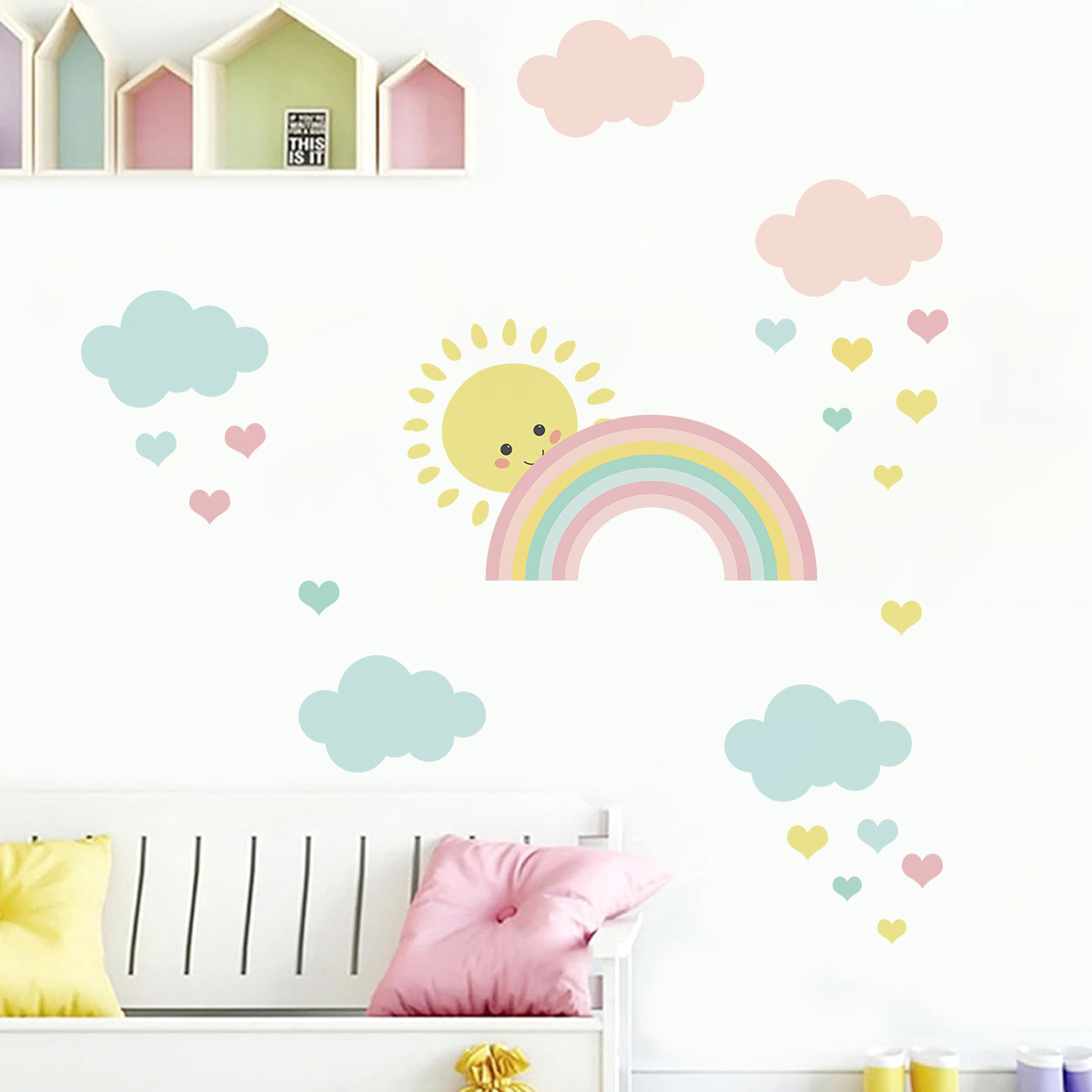 Autocollants muraux de dessin  - Baby Nursery Decor Girl avis et prix