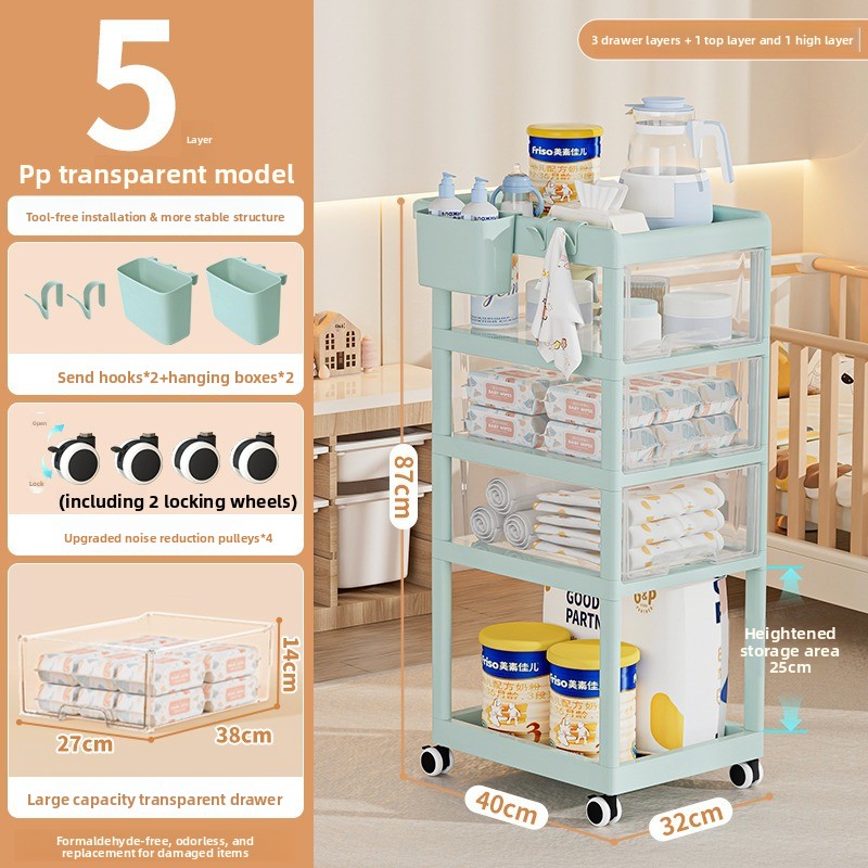 Chariot de rangement mobile po - Baby Nursery Trolley avis et prix