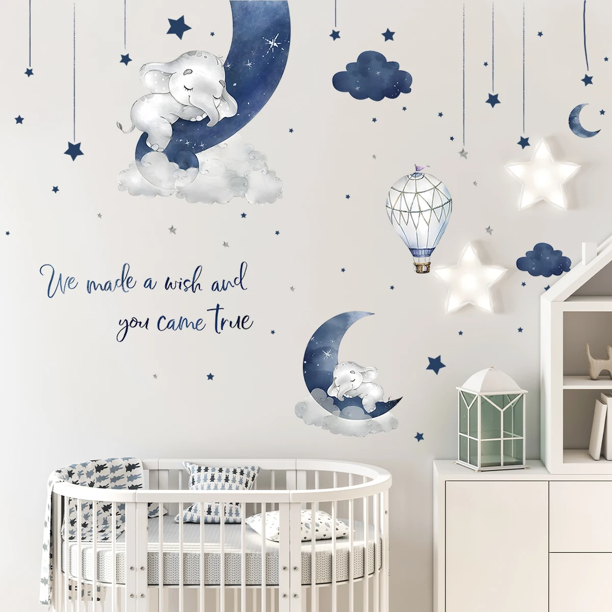 Autocollant mural Animal éléph - Baby Girl Nursery Quotes avis et prix