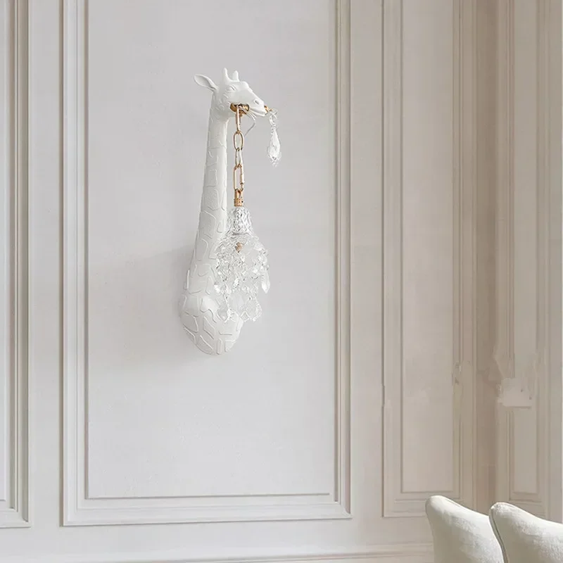 Nordique nouvelle résine giraf - Baby Nursery Wall Lights avis et prix