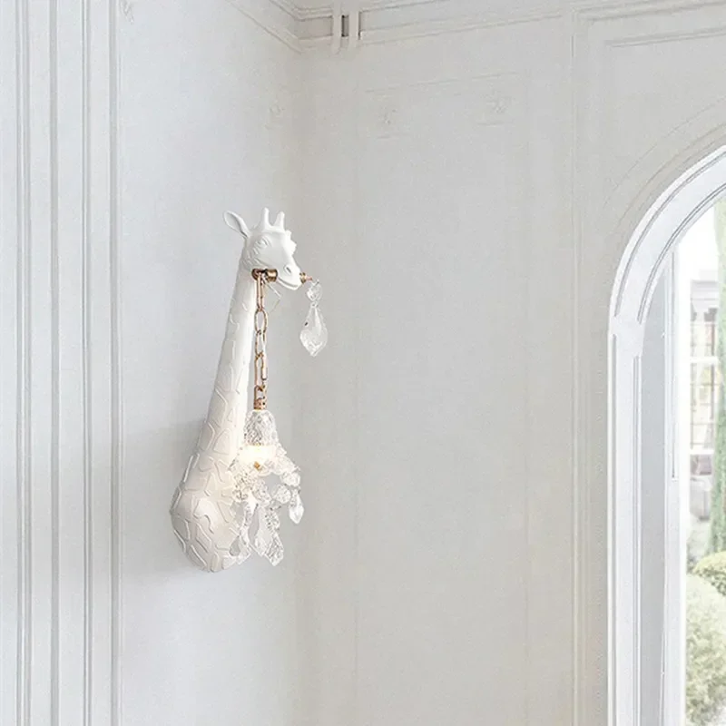 Nordique nouvelle résine giraf - Baby Nursery Wall Lights avis et prix