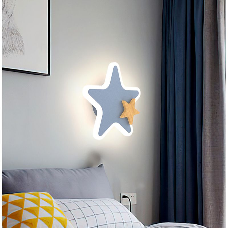 Dessin animé LED fusée appliqu - Baby Nursery Wall Lights avis et prix